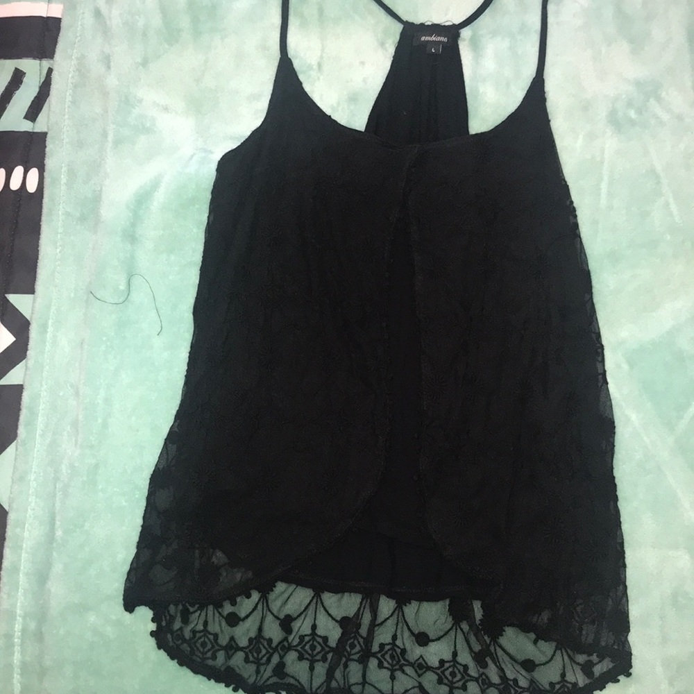 Black Lace Tank
